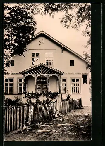 AK Lanz /Prignitz, Pfarrhaus Geburtshaus von Friedrich Ludwig Jahn