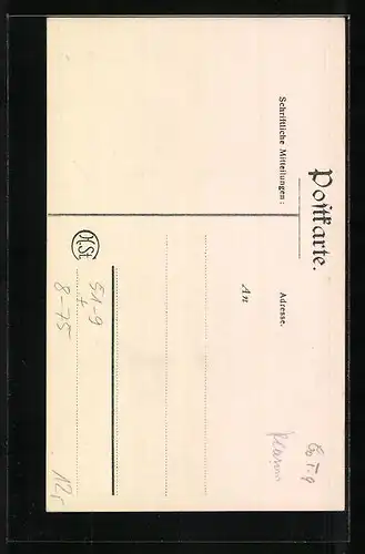 AK Spreewald, Spreewälder Tracht, Alter Fischer