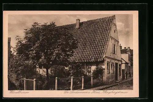 AK Wesselburen, Dr. Lindemanns Haus in der Klingbergstrasse