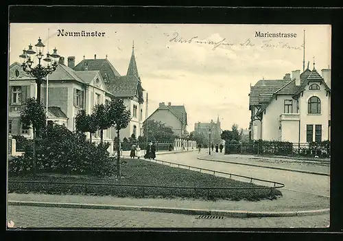 AK Neumünster, Motiv von der Marienstrasse