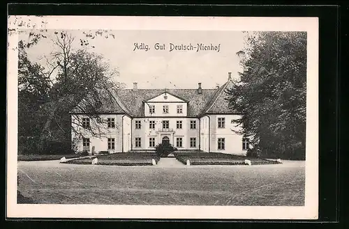 AK Westensee, Blick auf das Adlg. Gut Deutsch-Nienhof