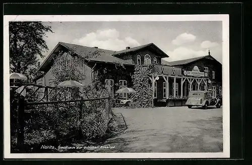 AK Neritz, Gasthaus zur schönen Aussicht, Inh. Henning Voss