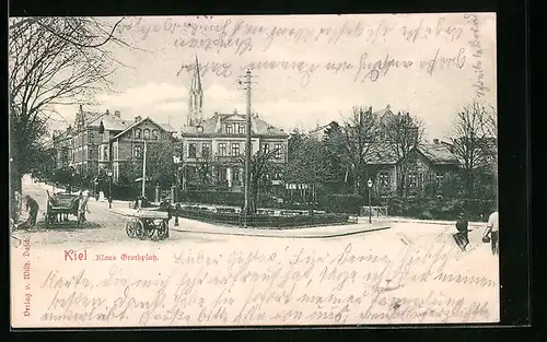 AK Kiel, Klaus Grothplatz mit Kirche