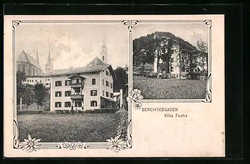 AK Berchtesgaden, Ansicht der Villa Fuchs