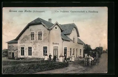 AK Heide /Schwansen, Gastwirtschaft und Handlung von Chr. Petersen