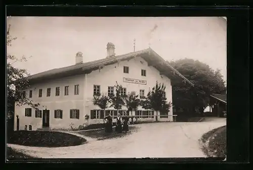 Foto-AK Rimsting, Gasthof Tafernwirtschaft zum Alten Wirth