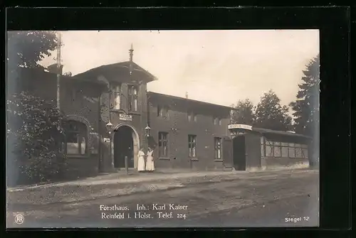 AK Reinfeld i. H., Gasthof Forsthaus, Inh. Karl Kaiser