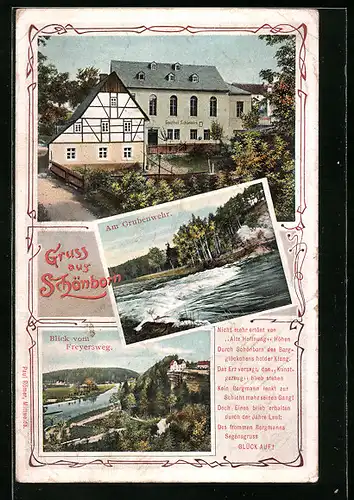 AK Schönborn, Gasthof Schönborn, Am Grubenwehr