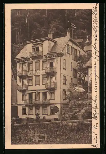 AK Wildbad, Kath. Schwesternhaus Villa Pauline