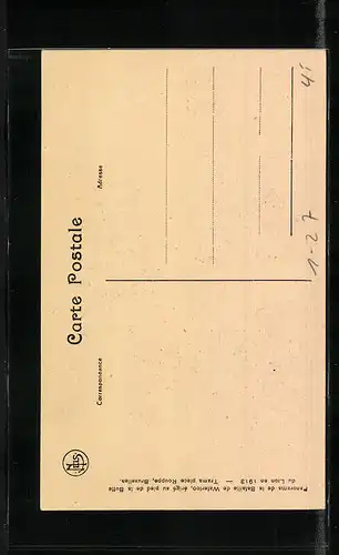 Künstler-AK Napoleon I. auf dem Stuhl sitzend