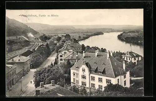 AK Waldshut, Partie mit Rhein