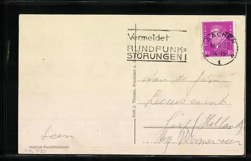 AK Aachen, Kaiserplatz mit Springbrunnen