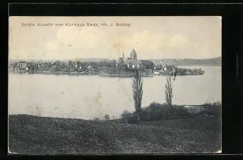 AK Ratzeburg, Aussicht vom Kurhaus Baek