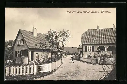 AK Altenhof, Aus der Kruppschen Kolonie Altenhof
