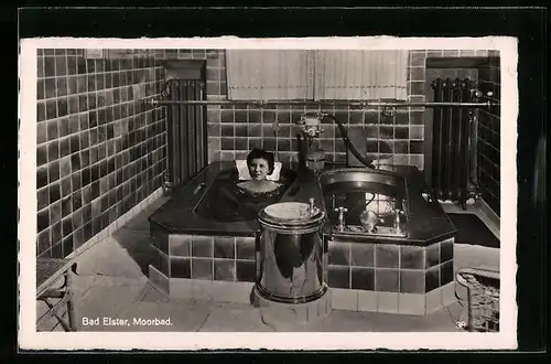 AK Bad Elster, Patientin im Moorbad