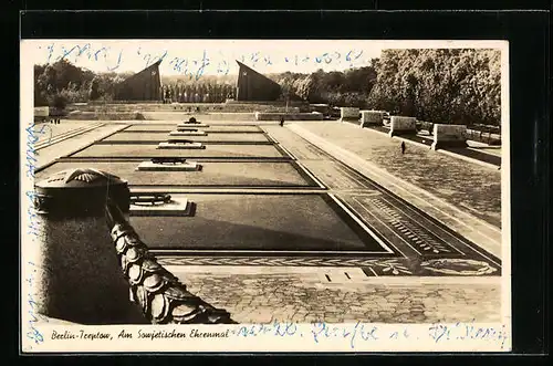AK Berlin-Treptow, Am Sowjetischen Ehrenmal
