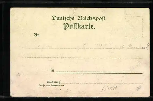 Lithographie Köln, Panorama und Denkmal Friedrich Wilhelm III.