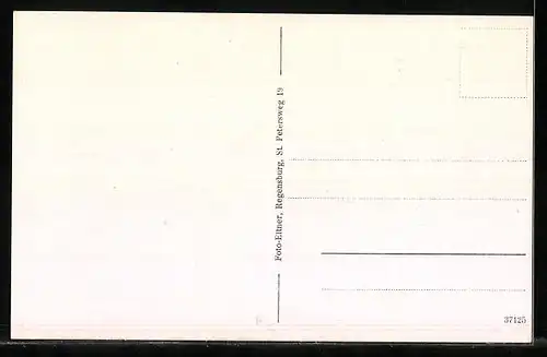 AK Eging i. Ndby, Blick über Felder auf den Ort