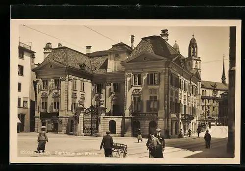 AK Zürich, Zunfthaus am Meise