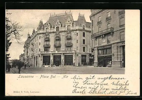 AK Lausanne, Place Bel-Air