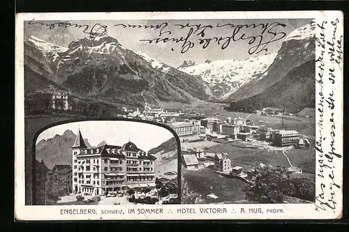 AK Engelberg, Hotel Victoria im Sommer