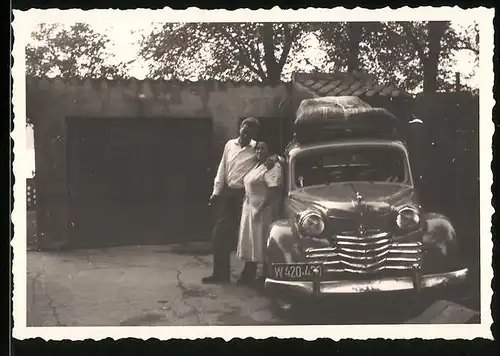 Fotografie Auto Opel Olympia, PKW mit Kennzeichen Wien