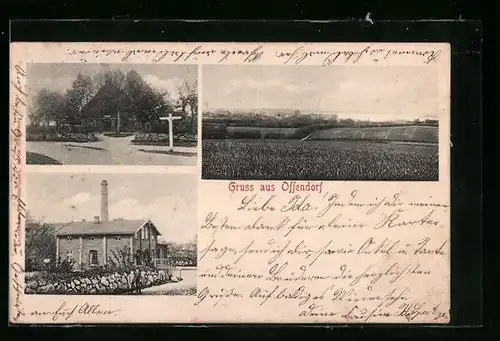 AK Offendorf, Blick über die Felder