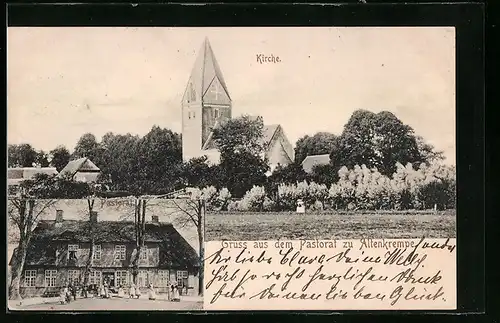 AK Altenkrempe, Kirche und Pastorat