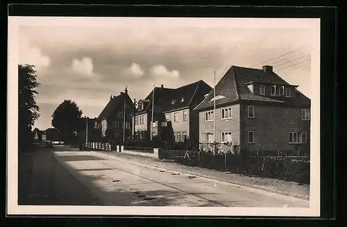 AK Oldenburg i. Holst., Blick in die Hoheluftstrasse
