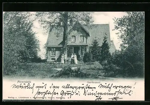 AK Ahrensbök, Oberförsterei mit Bewohnern