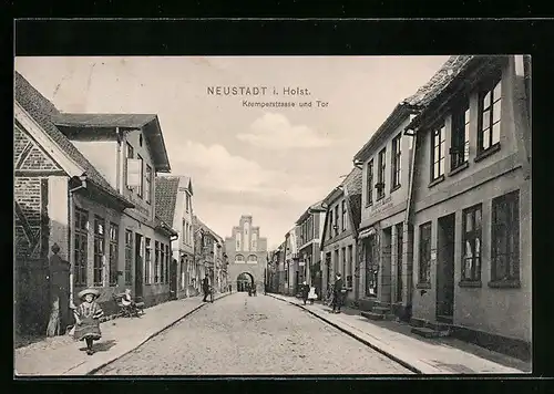 AK Hamburg-Neustadt, Kremperstrasse und Tor