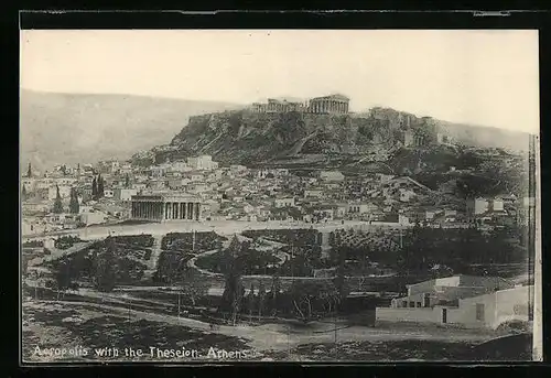 AK Athens, Acropolis with the Theseion