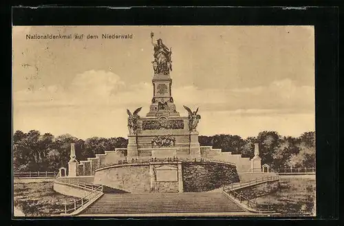 AK Nationaldenkmal auf dem Niederwald