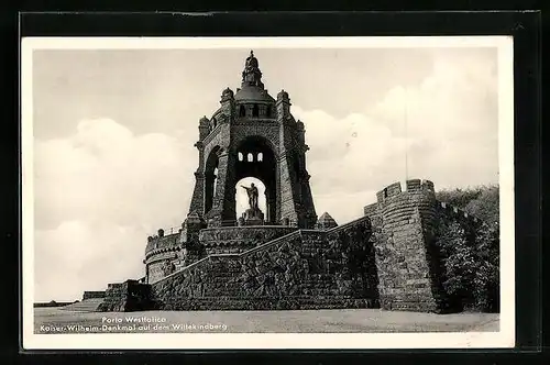 AK Porta Westfalica, Kaiser Wilhelm-Denkmal