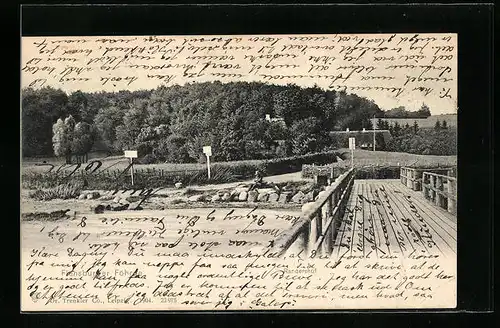 AK Randershof, Blick von der Seebrücke an der Flensburger Förde