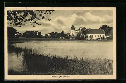 AK Norburg, Blick auf das Norburger Schloss