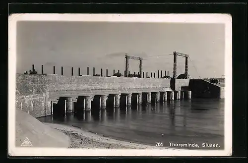 AK Thorsminde, Slusen, Sicht auf die Schleuse