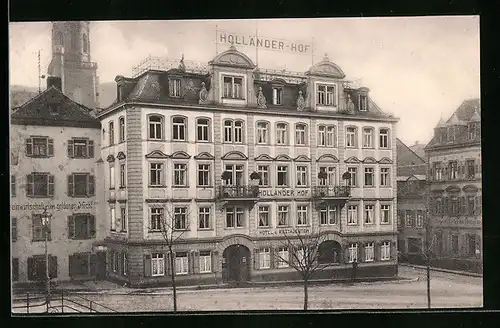 AK Heidelberg, Hotel Holländer-Hof, christliches Hospiz