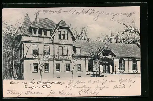 AK Frankfurt-Sachsenhausen, Gasthaus Oberschweinstiege