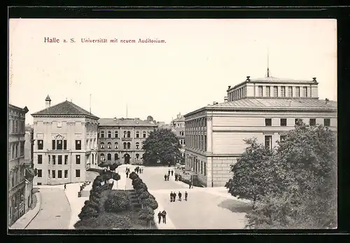 AK Halle a. S., Universität mit neuem Auditorium