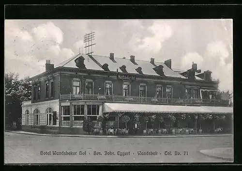 AK Hamburg-Wandsbek, Hotel Wandsbeker Hof