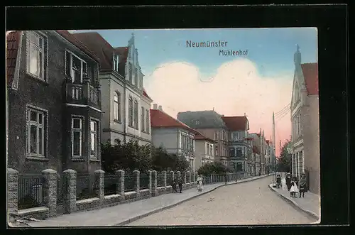 AK Neumünster, Strassenpartie im Mühlenhof