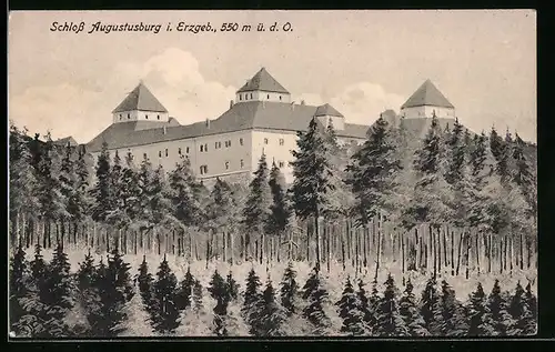 AK Schloss Augustusburg i. Erzgeb.
