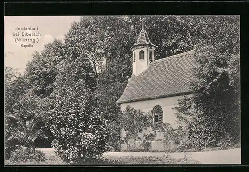 AK Jordanbad bei Biberach /Württbg., Ansicht der Kapelle