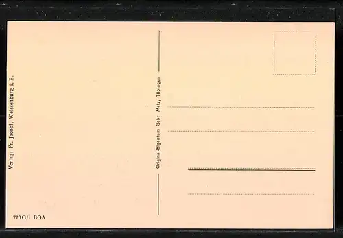 AK Ellingen, Blick aufs Schloss