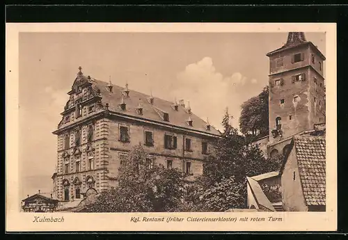 AK Kulmbach, Kgl. Rentamt mit rotem Turm