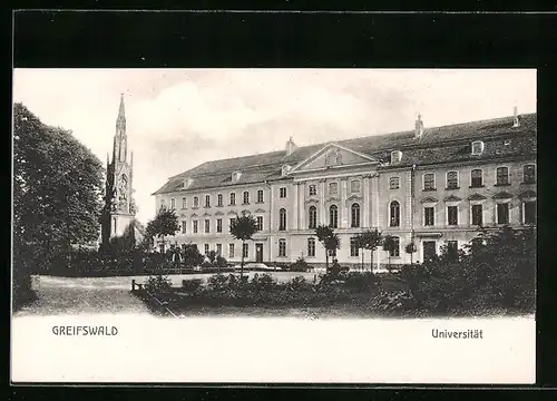 AK Greifswald, Blick auf die Universität