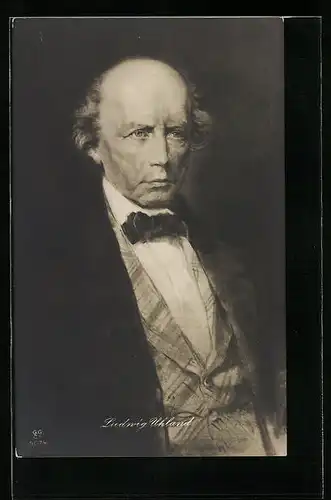 AK Bildnis des Schirftstellers Ludwig Uhland
