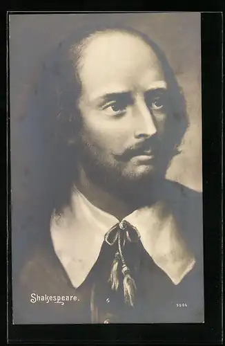 Künstler-AK Portrait von Shakespeare