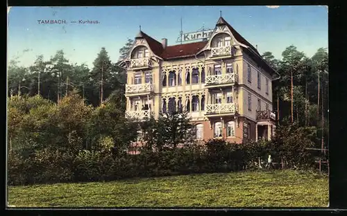AK Tambach, Vorderansicht des Kurhauses